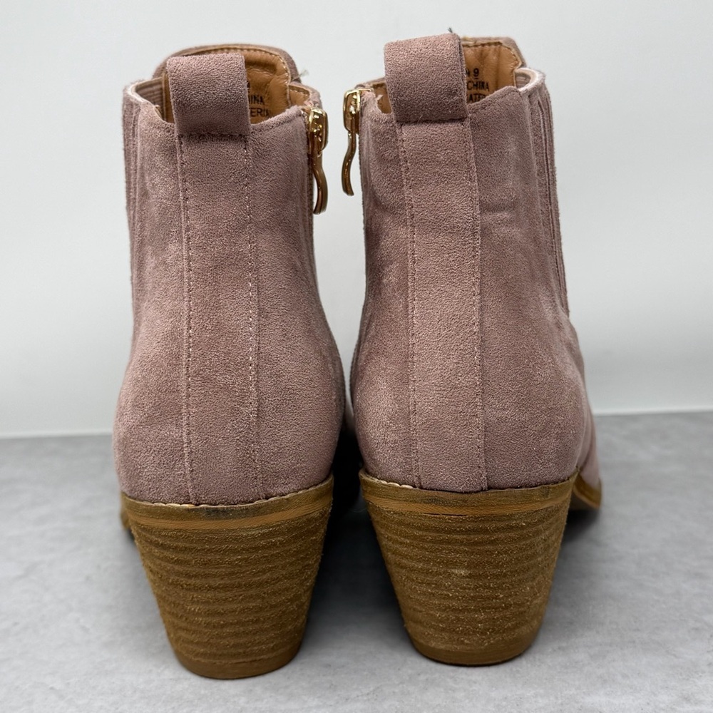 Corkys Vegan Suede Zip Ankle Boots Size 9 - Picture 6 of 15